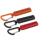 3X 1/4" Hex Bit Holder Storage Rail Power Drill Organizer With Carabiner. Fixed Price $12.08.