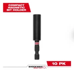 Milwaukee Shockwave Impact Duty Magnetic Bit Holder 48-32-4504 Pack Of 10. Fixed Price $50.88.
