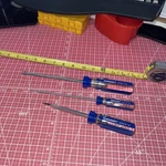Nos Powr Kraft Usa 3 Piece Screwdriver Set Montgomery Ward Philips Flat Crescent. Fixed Price $17.77.