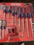 Craftsman 12PC Screwdriver Set * CMHT65044 New. Fixed Price $45.00.