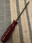 Sears 41118 9 Screwdriver Maroon Handle Usa Made Vintage. Fixed Price $15.00.