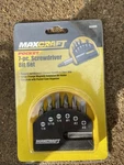 Maxcraft Pocket 7 Piece Screwdriver Set New With Case Chrome & Holder. Fixed Price $10.50.