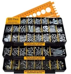 Jackson Palmer 2,200+ Piece Hardware Assortment Kit: Screws, Nuts, Bolts Washers. Fixed Price $49.99.