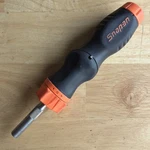 Snap Tools 5 Position Ratcheting Screwdriver Orange Soft Grip SGDMRCE4 Usa. Fixed Price $119.95.