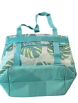 Martha Stewart Insulated Tote Cooler 2-WAY Handle System 30 Can Bag Leaves. Fixed Price $15.80.