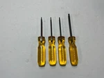 4 Stanley Torx Drivers T15X2, T20, T27 All For $22 Usa Made. Fixed Price $22.00.