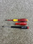 Wiha 3PC. Screwdriver Set #1 PHILLIPS,T8 Torx Good Condition. Fixed Price $18.00.