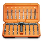 Amir 42 In 1 Magnetic Screwdriver Set, Ratchet With Orange. Fixed Price $35.81.