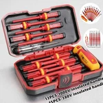 Insulated Screwdriver Set 15PCS 1000V Electrician Repair Tool Kit. Fixed Price $14.99.