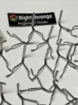 54 Pegboard L-hook 1 Inch Stainless Steel Right Arrange New Hooks. Fixed Price $9.09.