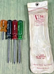 Vaco Tools Square Recessed Driver Set No. 1 70086 W/ Pouch - Made In U.s.a.. Fixed Price $24.95.