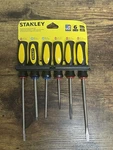 Stanley 60-060 6-PIECE Screwdriver Set And Storage Rack. Fixed Price $19.00.