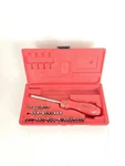 Snap On Tools Ratcheting Screwdriver Set Red Dale Earnhardt Bits & Case SSDMR220. Fixed Price $179.99.