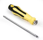 Multi-bit Stubby Screwdriver, Adjustable Length And Reversible Dual End, 6.3MM. Fixed Price $18.99.