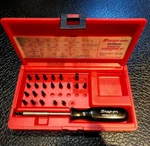 Snap-on SSDM230 Magnetic Screwdriver & Bit Set *complete* New Condition. Fixed Price $139.95.