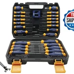 Magnetic Screwdriver Set 66-PIECE S2- Alloy Tool Steel. Fixed Price $51.27.
