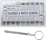 Vapker 1000PCS Micro Eyeglass Sunglass Repair Screws, Nuts Assortment Stainless. Fixed Price $11.99.