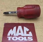 Mac Tools P3012DR - #2 Phillips Tip X 1.5" Long Blade Red Grip Screwdriver. Fixed Price $14.95.