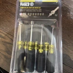 Klein Tools 7-PIECE Hollow-shaft Nut Driver Set W/ Cushioned Grip. Fixed Price $45.00.