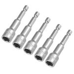 Uxcell 5 Pcs 1/4" Quick-change Hex Shank 10MM Magnetic Nut Setter Driver. Fixed Price $13.77.