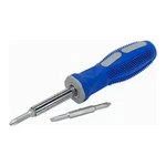 4 1 Pittsburgh Screwdriver Combination With Bits & Soft Grip Handle. Fixed Price $9.99.