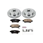Powerstop Oe Stock Replacement Low-dust Ceramic Brake Pad And Rotor Kit. Fixed Price $142.23.