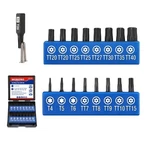 16PCS Security Torx Bit Set, S2 Steel Star Cnc Pocket Size. Fixed Price $11.16.