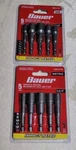 QTY2 BAUER(1881A-B4,B5)METRIC+SAE5PC Impact Rated Magnetic Nut Setterset 2-9/16". Fixed Price $20.00.