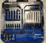 Kobalt Xtr Impact 40-PIECE High-speed Steel Hex Shank Screwdriver Bit Set Brand. Fixed Price $18.79.