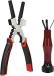Welding PLIERS,8 Inch,chipping Hammer,fine Coarse Files,hardened Black&red. Fixed Price $40.99.