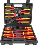 Insulated Screwdriver & Pliers Set, 1000V Electrician Tools With Magnetic Tips. Fixed Price $107.99.