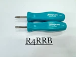 Snap-on Tools Usa Rare Teal 2PC Hard Standard Handle Stubby Screwdriver Set. Fixed Price $149.95.