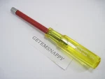 Snap On 1/4" Nut With Yellow Screwdriver Handle ND108 Nice. Fixed Price $22.99.