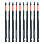 Autotoolhome 10 Pack #2 Square Driver Bit Long 6INCH, Black. Fixed Price $20.89.