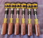 New Stanley 7/16" Hex Nut Drivers 61-810 Lot Of. Fixed Price $22.50.