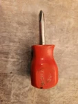 Mac Tools P212XA #2 Stubby Phillips Head Screwdriver Red Handle. Fixed Price $8.87.