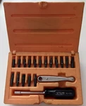 Xcelite XL-70 Midget Ratchet Offset Screwdriver 19 Pieces With Case. Fixed Price $50.00.