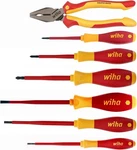 Wiha 32858 7 Piece Insulated Lineman"s Pliers And Screwdriver Set. Fixed Price $147.09.