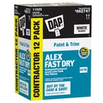 Dap Alex Fast Dry 12 Pack 10.1 Oz And Trim White Paintable Latex Caulk. Fixed Price $42.87.