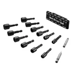 Sae & Mm 14 Pc Power Nut Driver Bit Set Quick Change Magnetic Rust Resistance. Fixed Price $19.99.