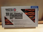 Matco SSPCO10C 10PC. Screwdriver Set, Orange New. Fixed Price $199.50.