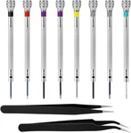 8 Pieces Professional Watch Screwdriver Set Micro Precision Pcs + Tweezers. Fixed Price $12.91.