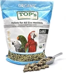 Top's Parrot Food Pellets For Hookbills Healthy Organic Feed Natural - 4LB. Fixed Price $32.40.