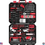 228-PIECE Home Tool Kit With Storage Case, Socket Wrench Set For Repairs. Fixed Price $109.75.