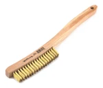 Forney 70518 Steel Curved Wood Handle Scratch Brush 0.012 Wire X 13-3/4. Fixed Price $6.95.