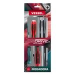 Vessel Tools 9806JSPB Phillips Jis Tip Screwdriver Set, Pc.. Fixed Price $77.48.