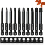 10PCS Square Drill Bit, 2.36" Magnetic Head Robertson Screwdriver, 1/4 Inch Hex. Fixed Price $11.99.