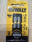 Dewalt DWA1PH3-2 / #3 Phillips Max Fit Bit Tips, 1" Length, 2-PACK. Fixed Price $5.25.