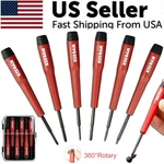 6 Piece Precision Screwdriver Tool Set Eyeglass Repair Computer Kit Magnetic Bit. Fixed Price $25.99.