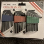 Sontax 21 Piece L-hex Key Set Includes Sae Torx & Metric #244-6945. Fixed Price $6.26.